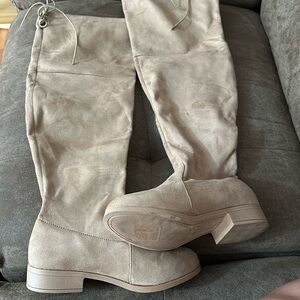 Tan tall boots